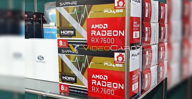 La première image de l'emballage de l'AMD RX 7600 apparaît dans une boutique asiatique.

