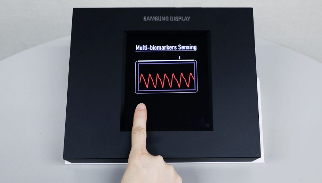 Samsung a fabriqué un écran qui mesure la tension artérielle