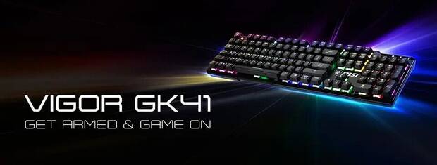 MSI veut gagner sa place sur le marché des claviers de jeu avec le VIGOR GK41 à commutateurs mécaniques.

